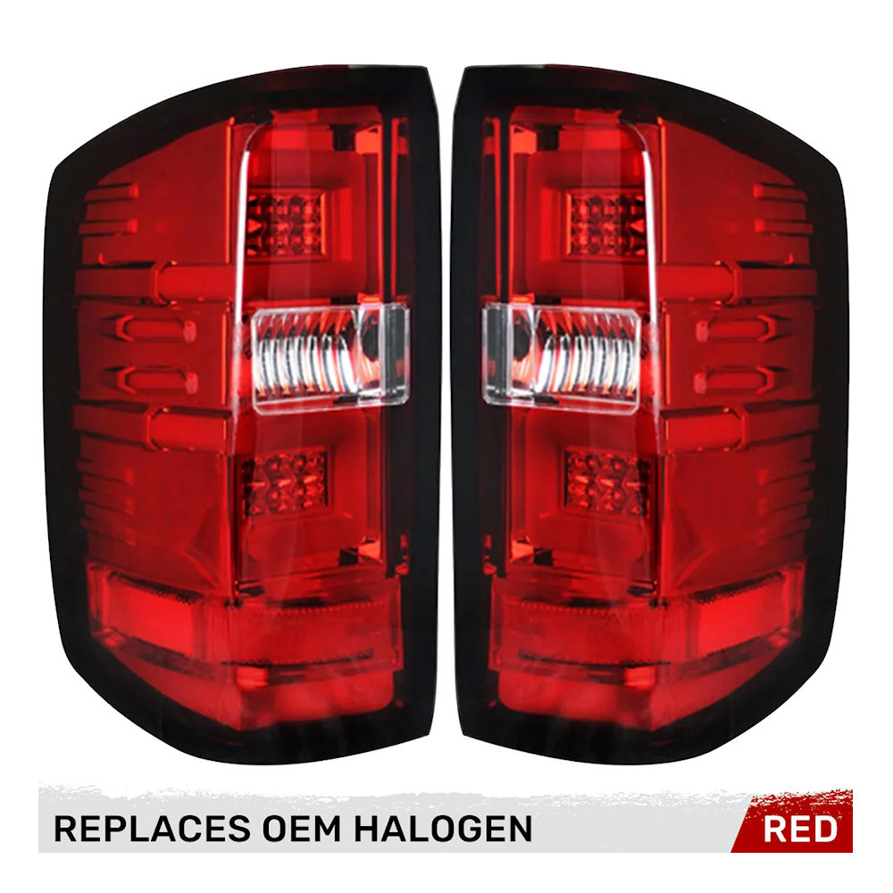 R�ckleuchten OLED Chrom (rot) 14-18 Chevy Silverado