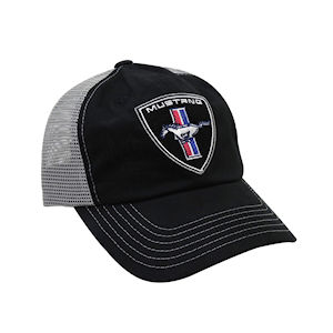 Baseball Kappe - Ford Mustang TriBar Crest \(schwarz\)