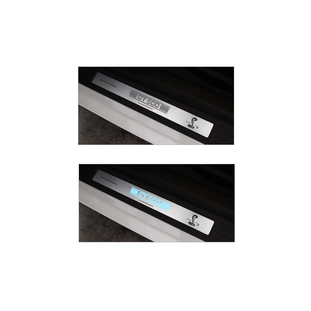 Illuminated Door Sill Plates with Logo for 20072014 Shelby GT500