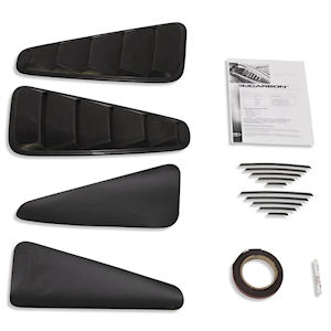 Seitenscheiben-Covers \(Sharky\) 05-09 Ford Mustang