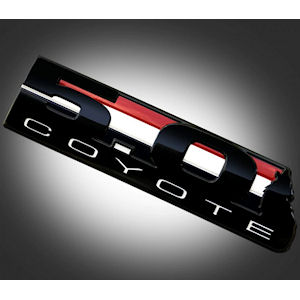 Embleme - Kotfl�gel Coyote \(schwarz\) 11-13 Ford Mustang