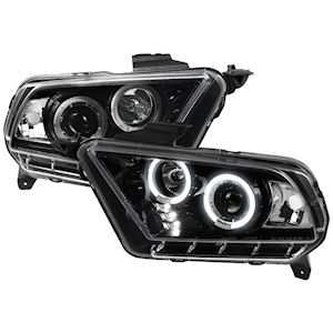 Scheinwerfer Projektor LED \(schwarz\) 10-14 Ford Mustang