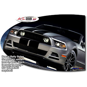 Aufkleber - Rally Stripes \(06\) 13-14 Ford Mustang Coupe