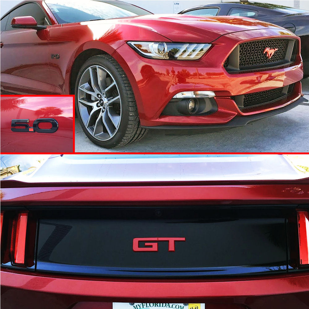Rear Trunk Lid GT Emblem ABS (colorcoded) for 20152022 Ford Mustang