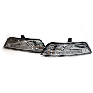 Front-Blinker LED +DRL \(Chrom\) 15-17 Ford Mustang