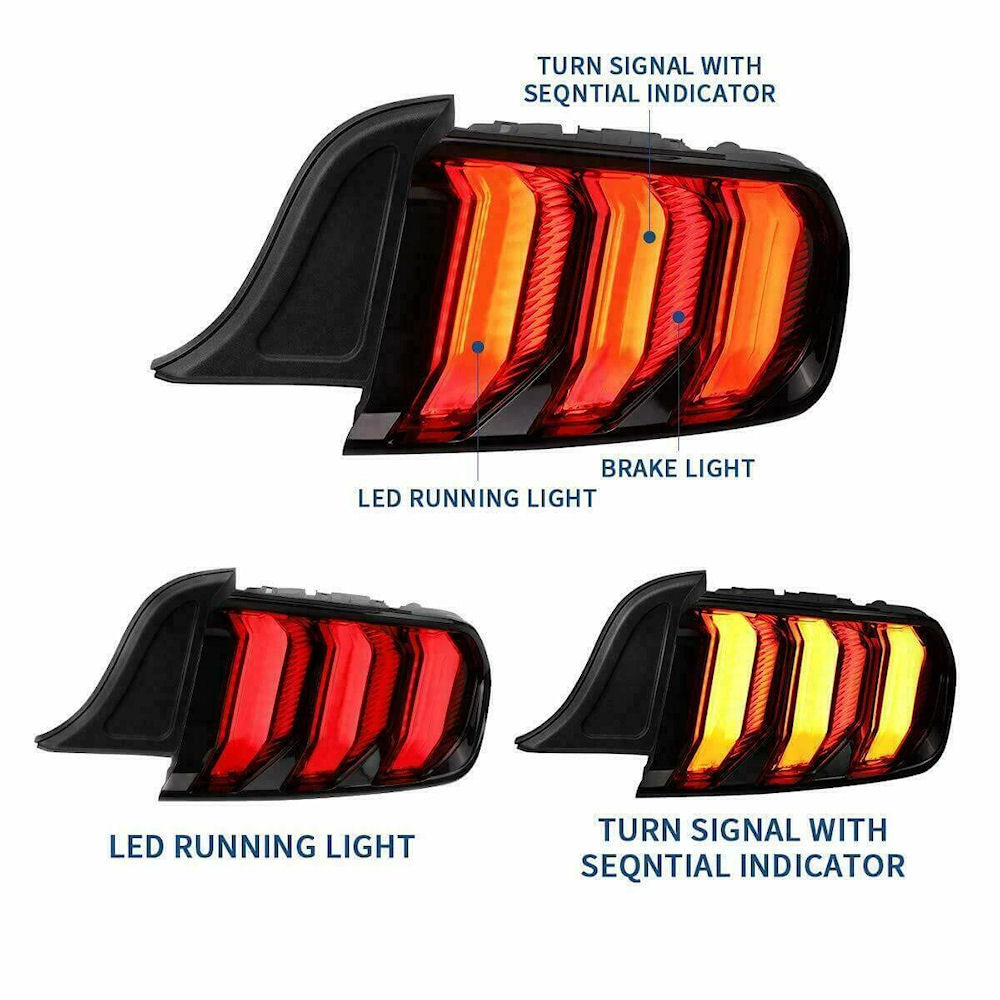 Mustang S550 Led Rücklicht Klare LED Rückleuchten Von VLAND Für 2015-2020 GMC Yukon/Yukon XL Ford; Mustang