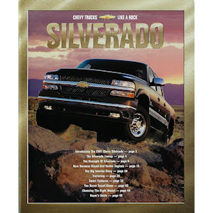 Neuwagenprospekt - 2001 Chevy Silverado \(englisch\)