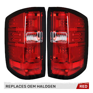 R�ckleuchten OLED Chrom \(rot\) 14-18 Chevy Silverado