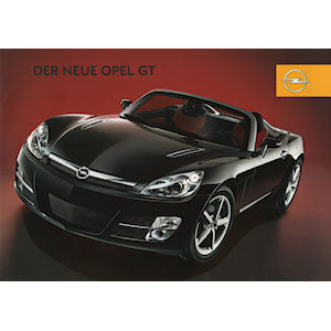 Neuwagenprospekt - 2007 Opel GT Roadster \(deutsch\)