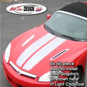 Aufkleber - Rally Stripes \(01\) 07-10 Saturn Sky Opel GT