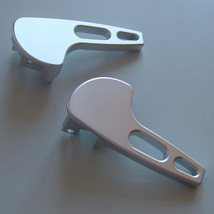 T�rgriffe Innen Aluminium 2x \(Satin\) 94-04 Ford Mustang