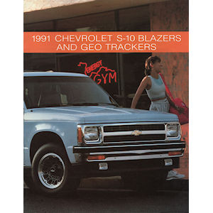 1991 Chevrolet S10 Blazer Car Sales Brochure (english)