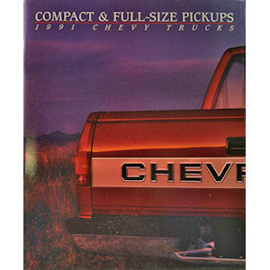 GM Media Sales Brochure of 1991 Chevrolet Fullsize Truc