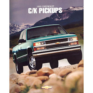 GM Media Sales Brochure of 1995 Chevrolet C/K Pickup Trucks (GMT400)