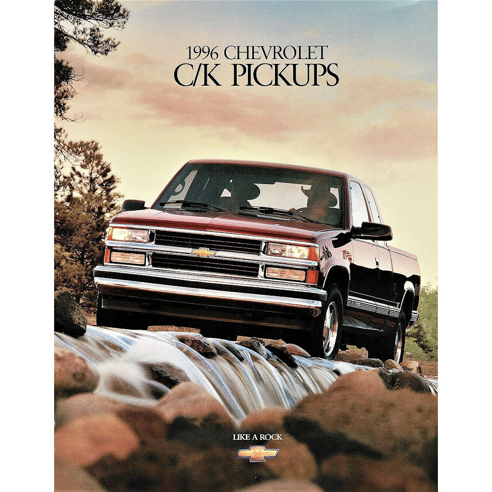 MINT 1996 CHEVROLET CHEVY S-SERIES PICKUP TRUCKS 36 PAGE SALES BROCHURE 223