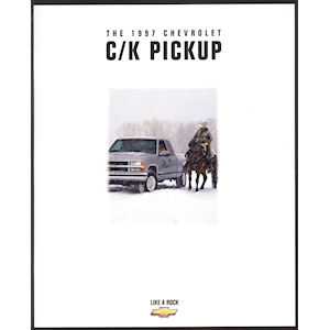 GM Media Sales Brochure of 1997 Chevrolet C/K Pickup Trucks (GMT400)