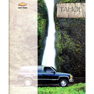 GM New Car Sales Brochure of the 1999 Chevrolet Tahoe SUV GMT400