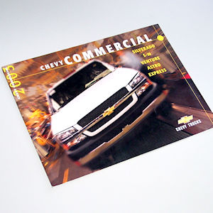 New Car Sales Brochure of the 2003 Chevrolet Commercial
