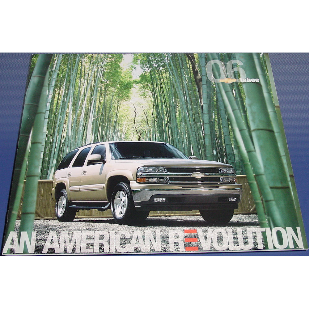 Sales Brochure - 2006 Chevy Tahoe SUV (english)