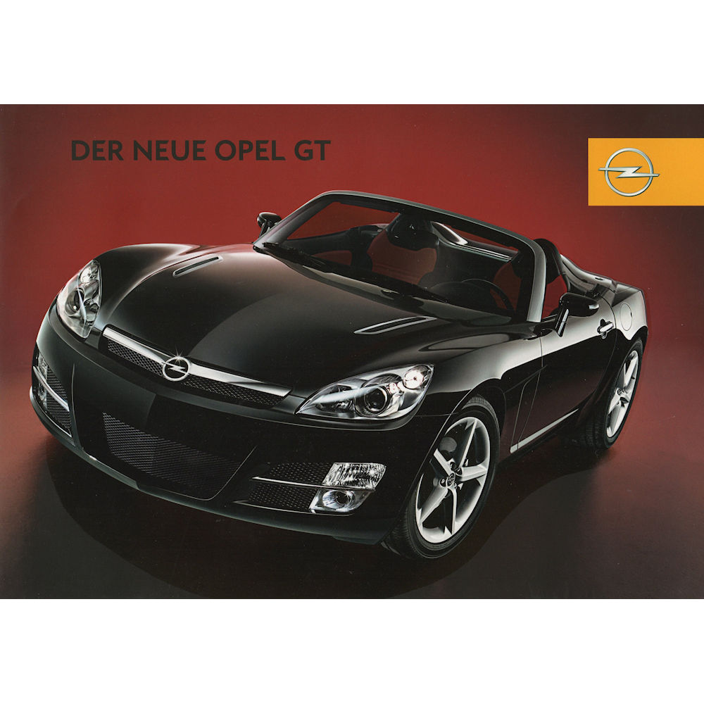 Sales Brochure - 2007 Opel GT Roadster (german)