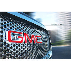 GM Media New Car Sales Brochure of 2010 GMC Trucks SUV in english