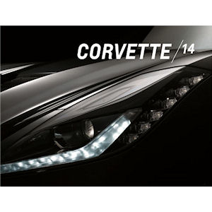 GM New Car Sales Brochure of the 2014 Chevrolet Corvette C7 Stingray