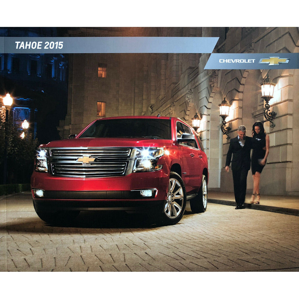GM New Car Sales Brochure of the 2015 Chevrolet Tahoe SUV (GMTK2UC)