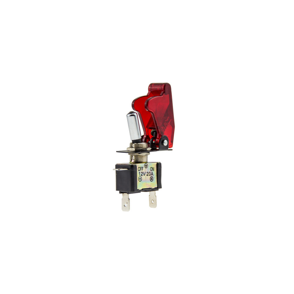 Schalter - Kill Switch LED blau (Red Cover) universal