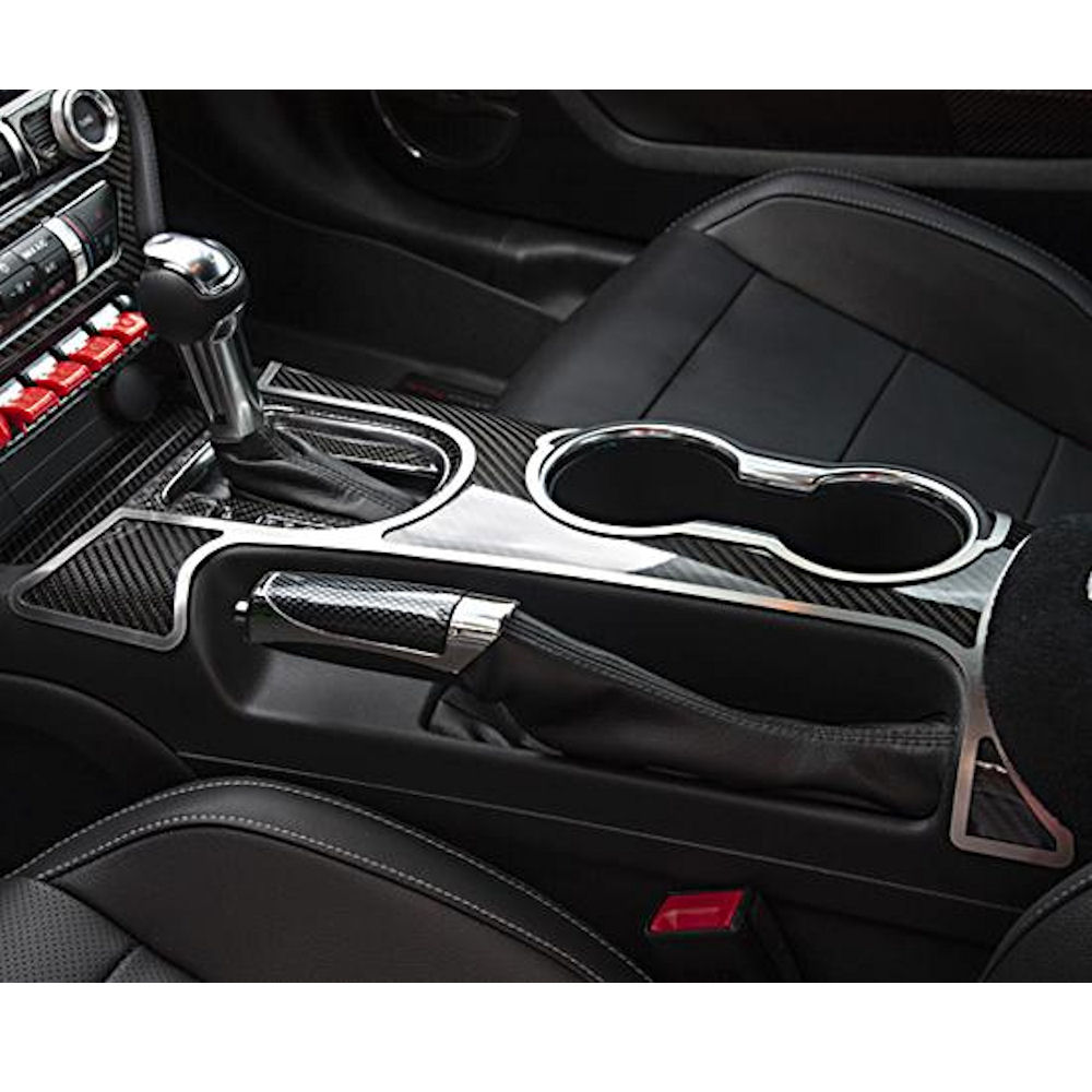 Schaltkulissen-Rahmen (Karbon) 15-21 Ford Mustang