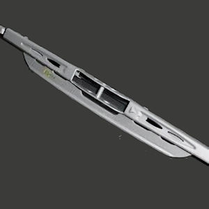 1x Eufab Racing Aluminium Wischerblatt 16 Zoll (410mm)