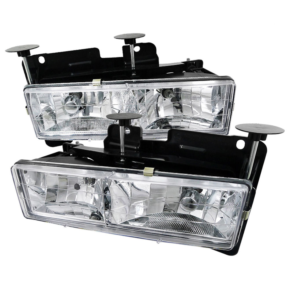 Scheinwerfer Halogen (Chrom) 88-99 GM Trucks SUV