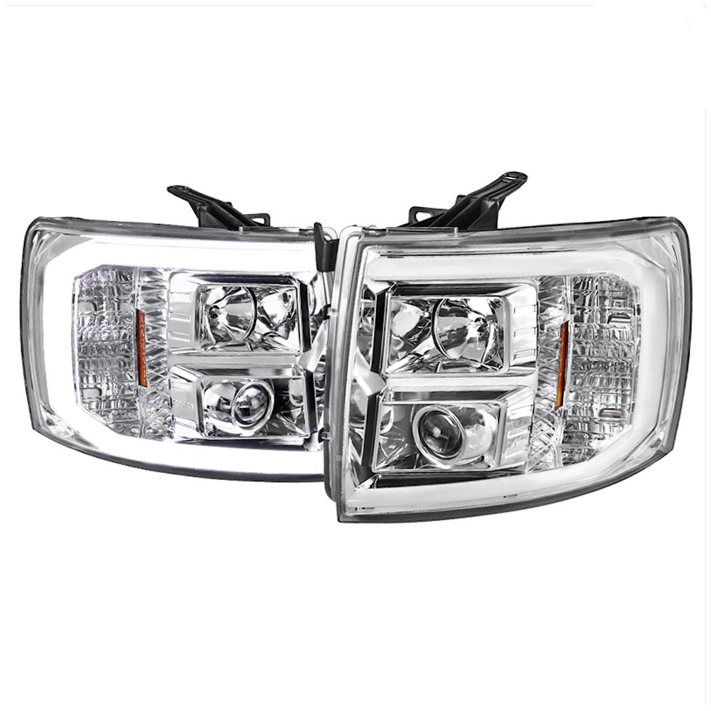 Scheinwerfer Projektor LED (Chrom) 07-13 Chevy Silverado