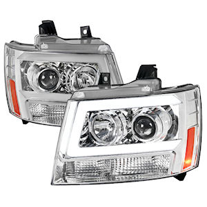Chrom Projektor-Scheinwerfer mit LED für 2007-2014 Chevrolet Tahoe Chrom Projektor-Scheinwerfer mit LED für 2007-2014 Chevrolet Tahoe