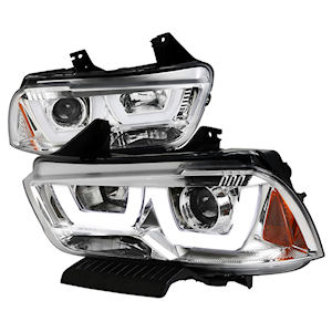 Chrom Projektor-Scheinwerfer mit LED für 2011-2014 Dodge Charger Chrom Projektor-Scheinwerfer mit LED für 2011-2014 Dodge Charger