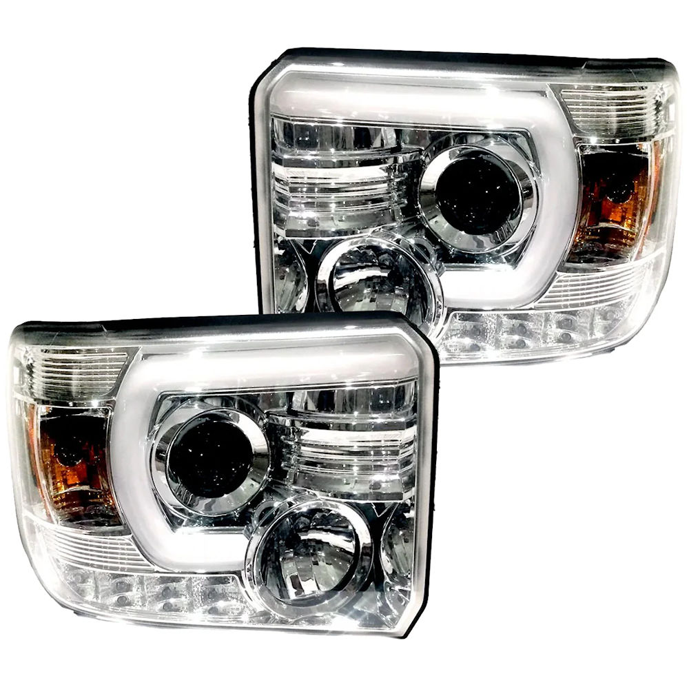 Scheinwerfer Projektor OLED (Chrom) 14-18 GMC Sierra