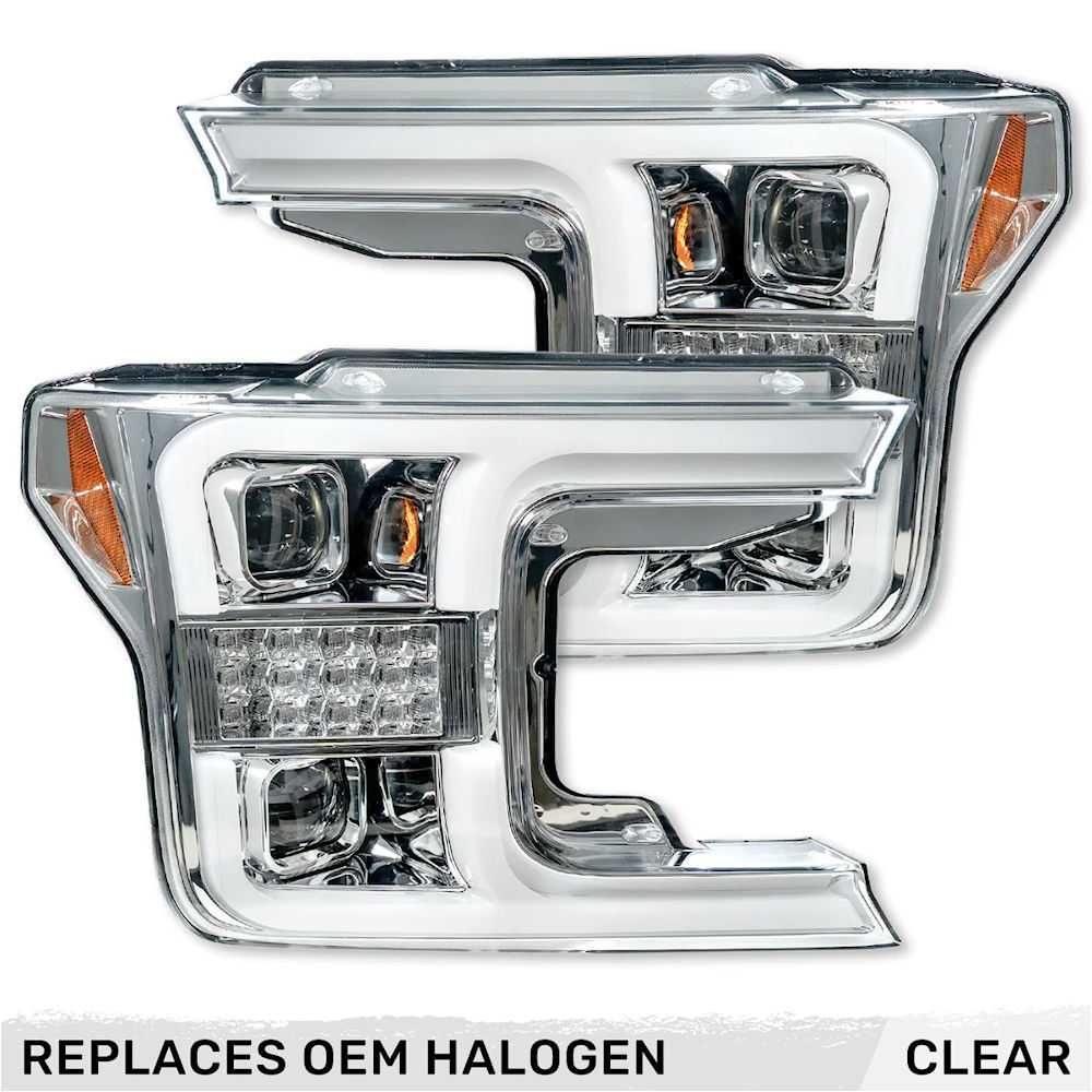 Scheinwerfer Projektor OLED (Chrom) 18-20 Ford F150