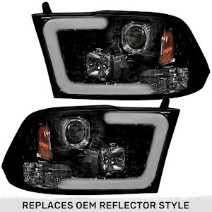Recon OLED Scheinwerfer (Smoked) für 2009-18 RAM Trucks Recon OLED Scheinwerfer (Smoked) für 2009-18 RAM Trucks