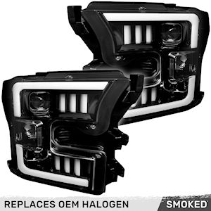 OLED Scheinwerfer (Smoked) für 2015-17 Ford F150 Trucks OLED Scheinwerfer (Smoked) für 2015-17 Ford F150 Trucks