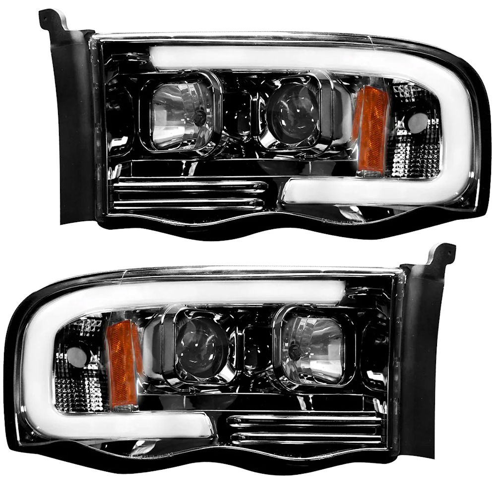Scheinwerfer Projektor OLED (get�nt) 02-05 Dodge RAM