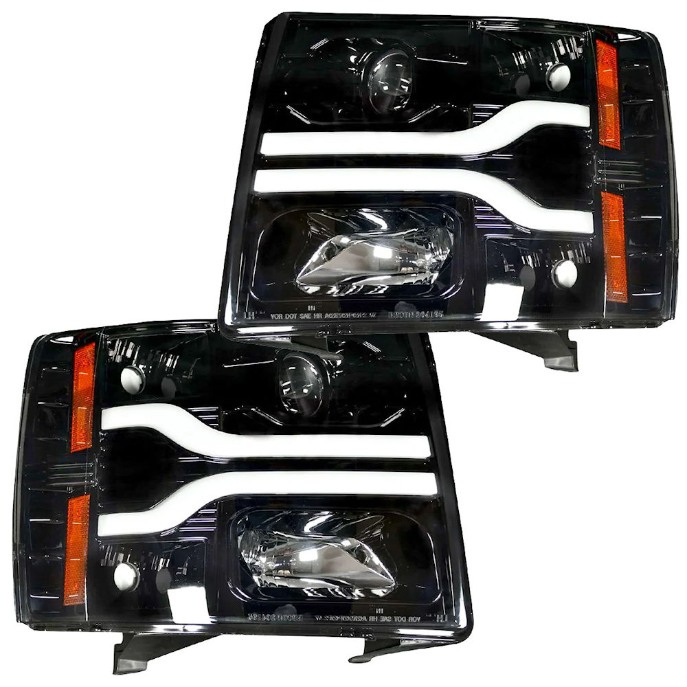 Scheinwerfer Projektor OLED (get�nt) 07-13 Chevy Silverado