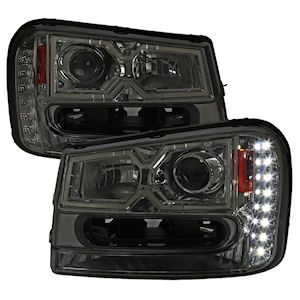 Smoke Projektor-Scheinwerfer mit LED für 2002-2009 Chevrolet Trailblazer Smoke Projektor-Scheinwerfer mit LED für 2002-2009 Chevrolet Trailblazer
