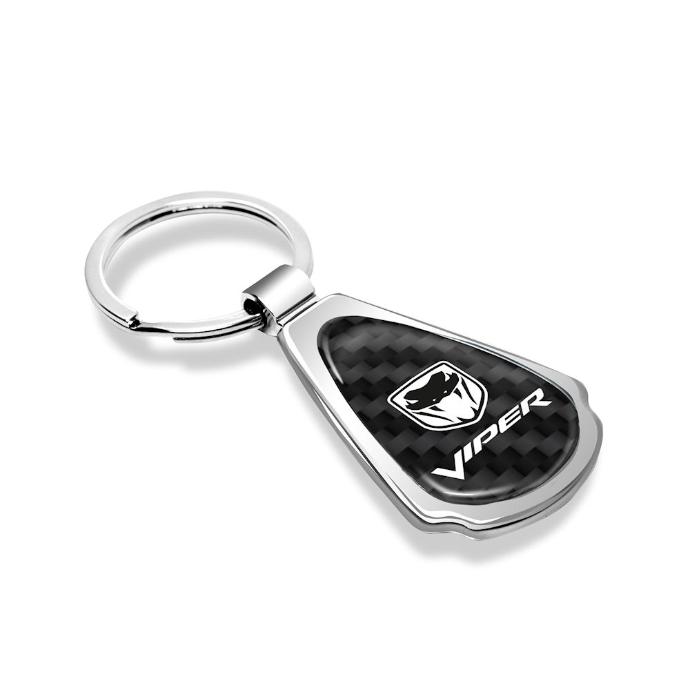 Schl�sselanh�nger - Metall/Karbon (Chrom) Dodge Viper