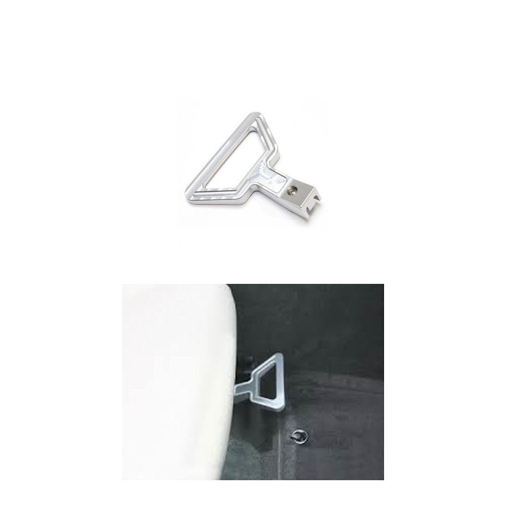 Seat Adjuster Handle Billet (silver) 10-15 Chevy Camaro