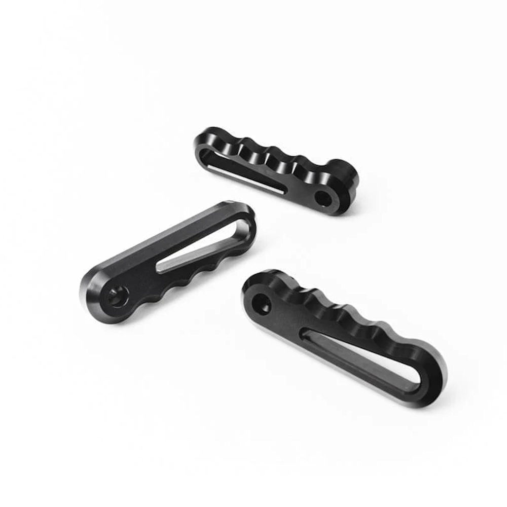 Seat Levers Billet 3x (schwarz) 95-98 GM Trucks EXT