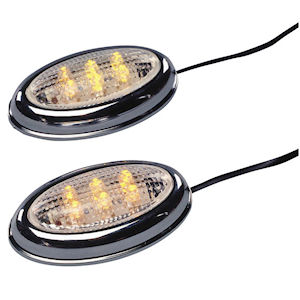 Universal Seitliche Blinker/Seitenmarkierung (Chrom)