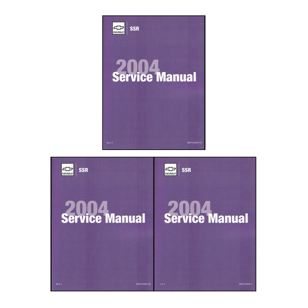 Service Manual (English) - 2004 Chevy SSR Roadster