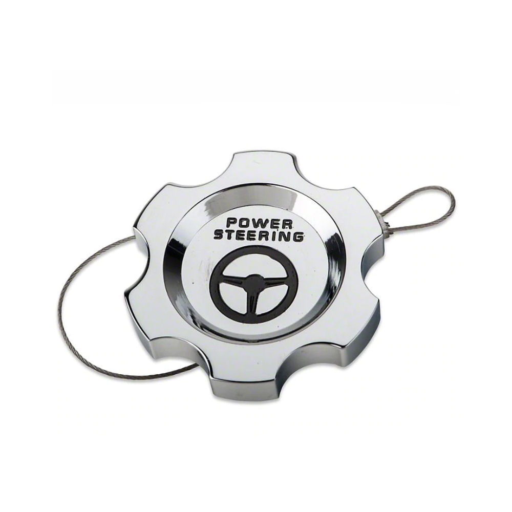 Servolenkung-Deckel Aluminium (Chrom) 05-10 Ford Mustang