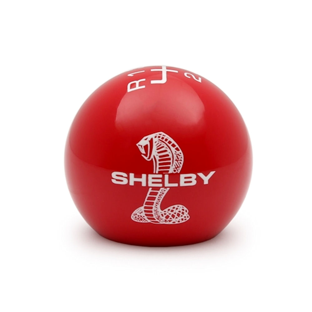 Shifter Handle Manual SHELBY (red) 15-23 Ford Mustang