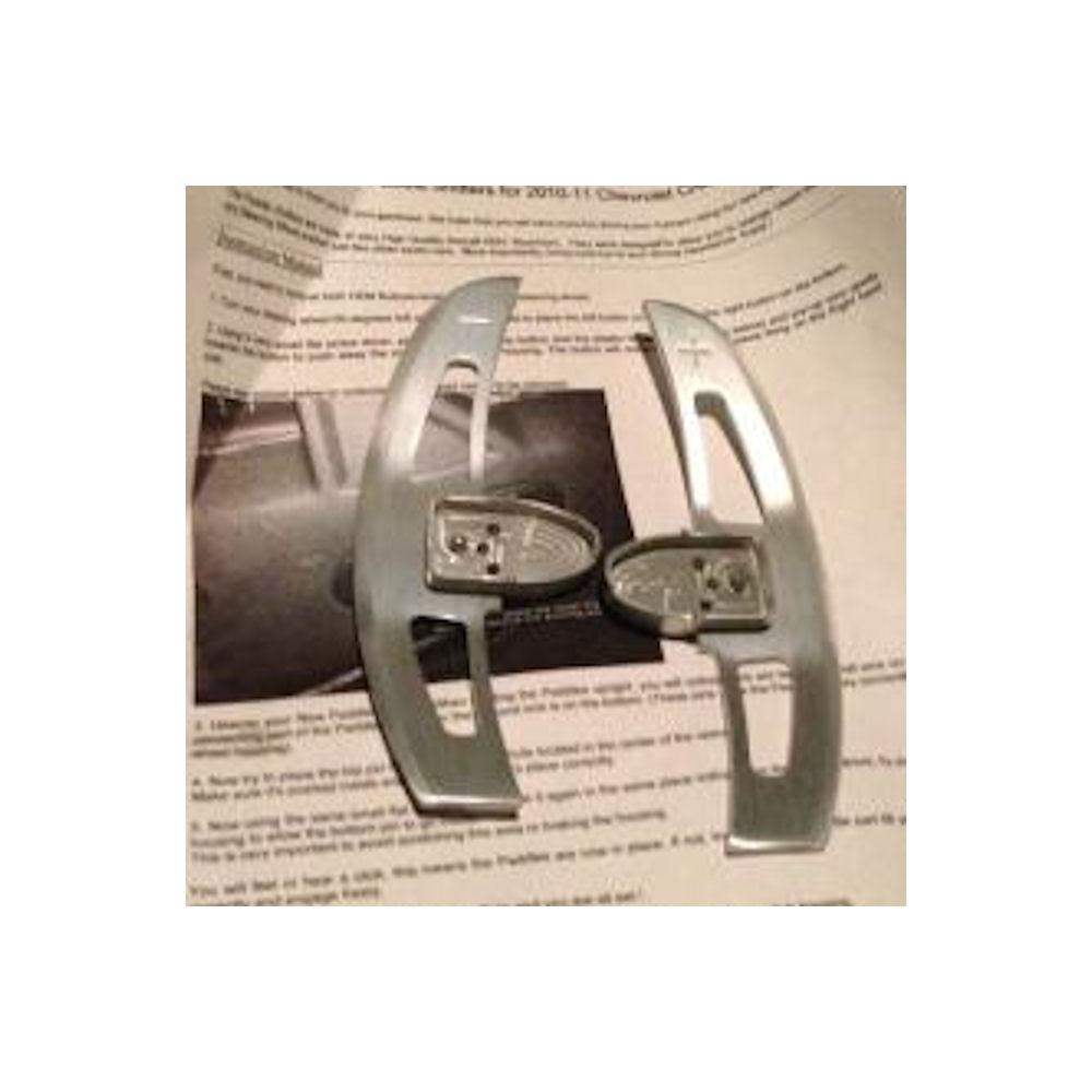 Shifter Paddles Aluminum (brushed) 10-11 Chevy Camaro