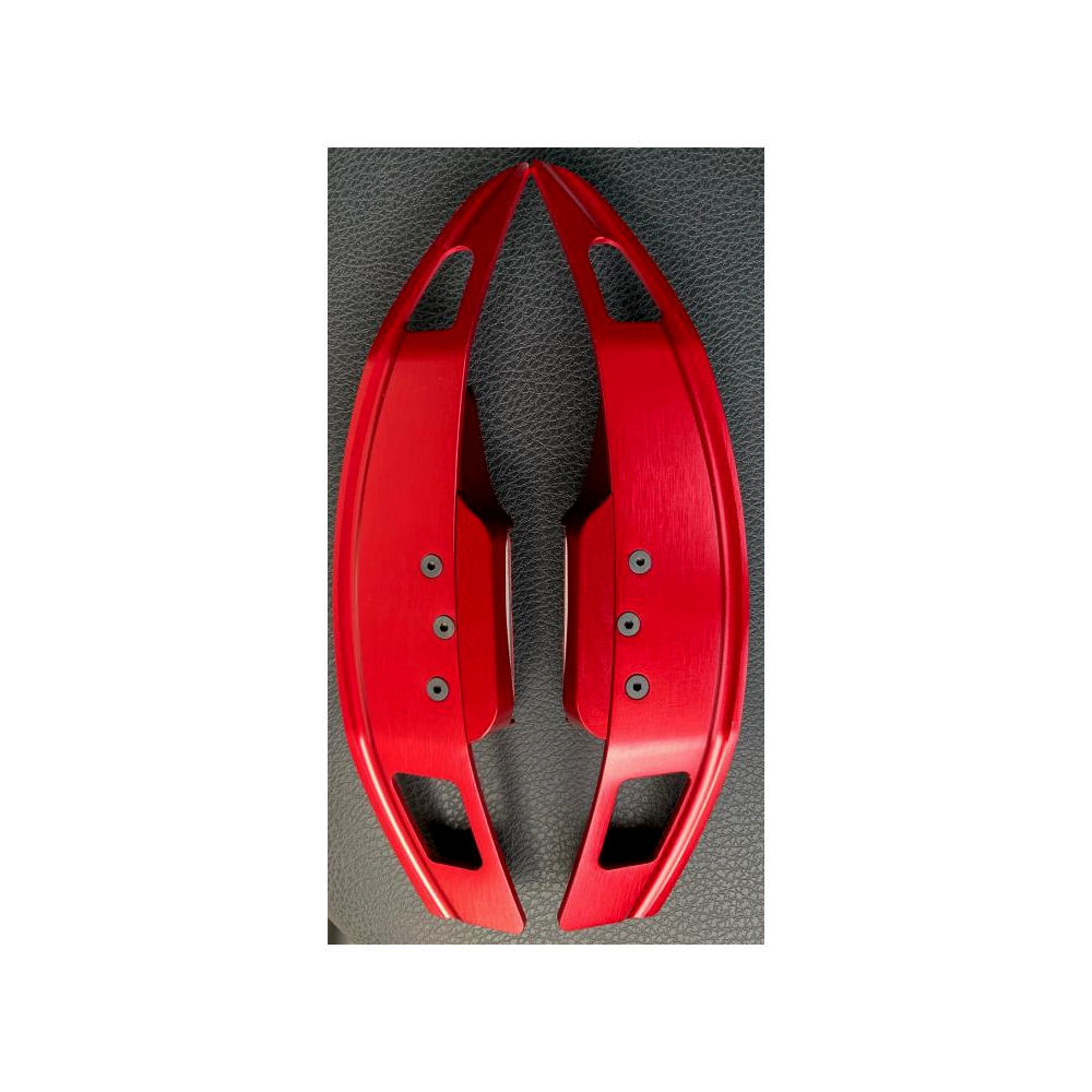 Shifter Paddles Aluminum (red) 16-24 Chevy Camaro